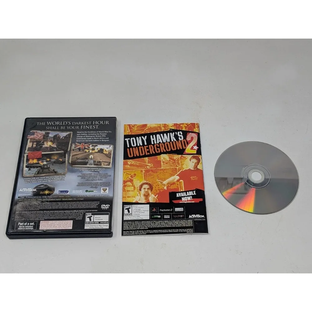 Call of Duty Finest Hour Sony PlayStation 2 PS2‎ 2004 Complete with Manual CIB